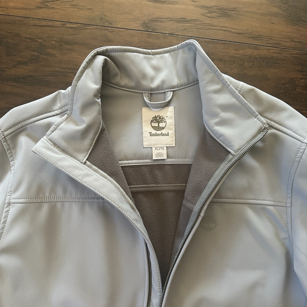 Timberland Light Gray Softshell Jacket - Men's